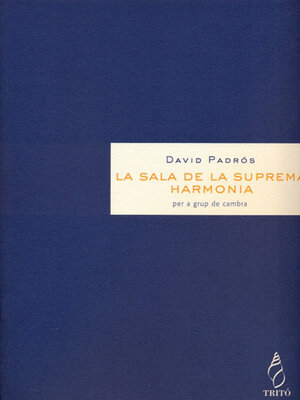 cover image of La sala de la suprema harmonia